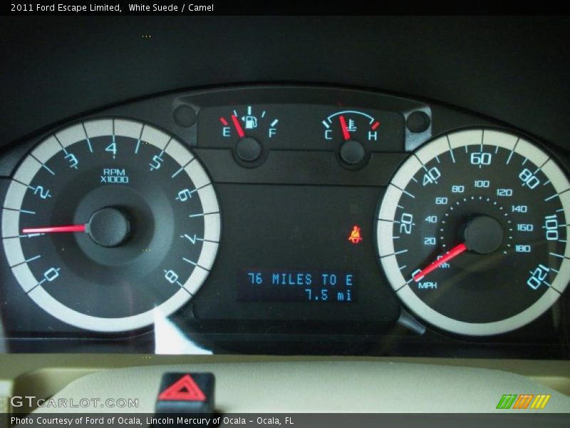  2011 Escape Limited Limited Gauges