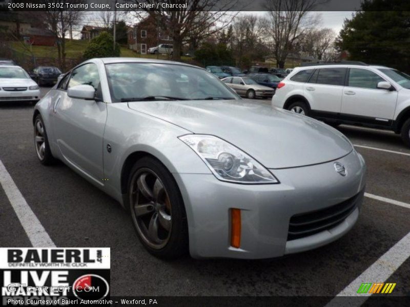 Carbon Silver / Charcoal 2008 Nissan 350Z Touring Coupe