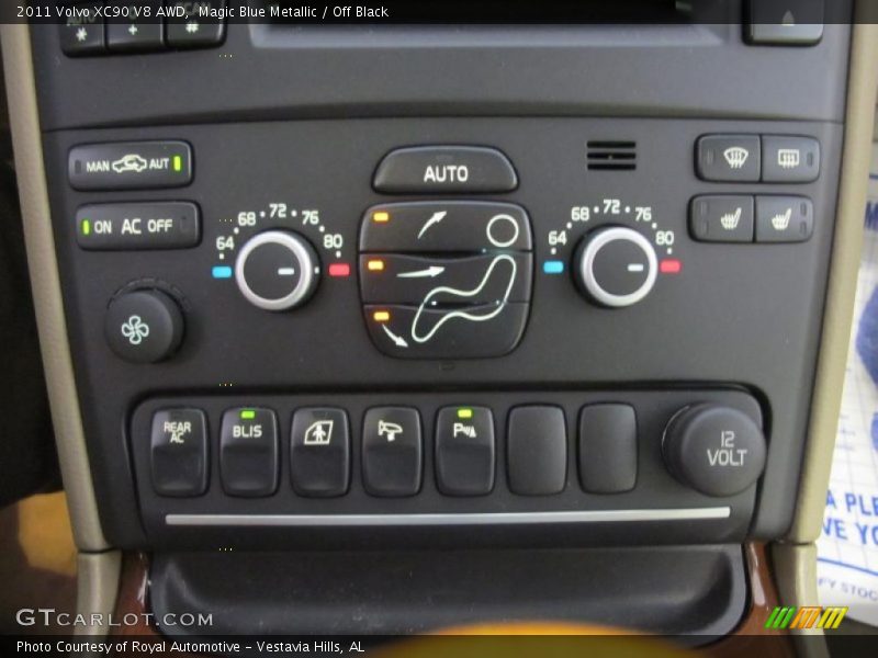 Magic Blue Metallic / Off Black 2011 Volvo XC90 V8 AWD