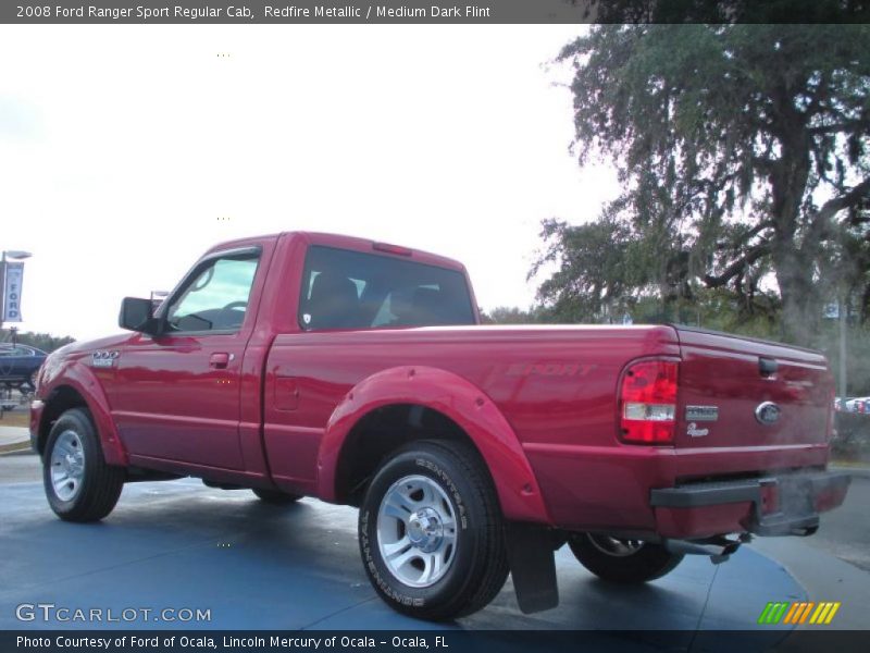  2008 Ranger Sport Regular Cab Redfire Metallic