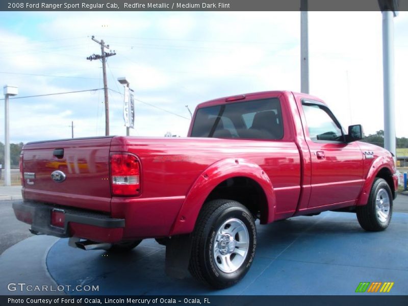  2008 Ranger Sport Regular Cab Redfire Metallic