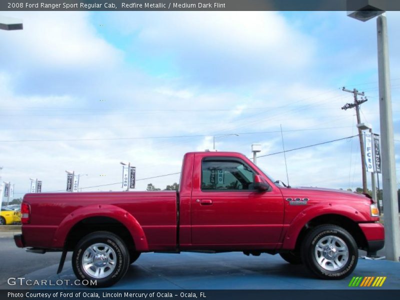  2008 Ranger Sport Regular Cab Redfire Metallic