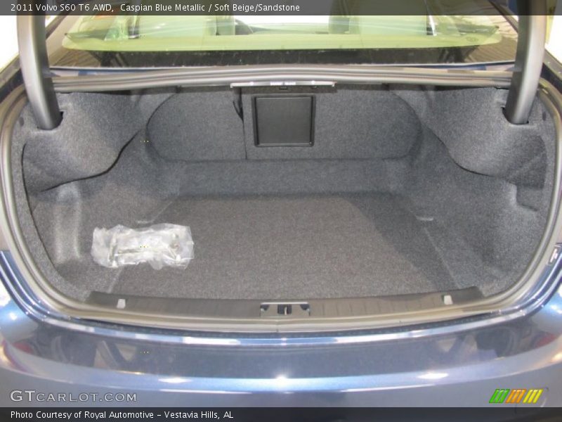 Caspian Blue Metallic / Soft Beige/Sandstone 2011 Volvo S60 T6 AWD