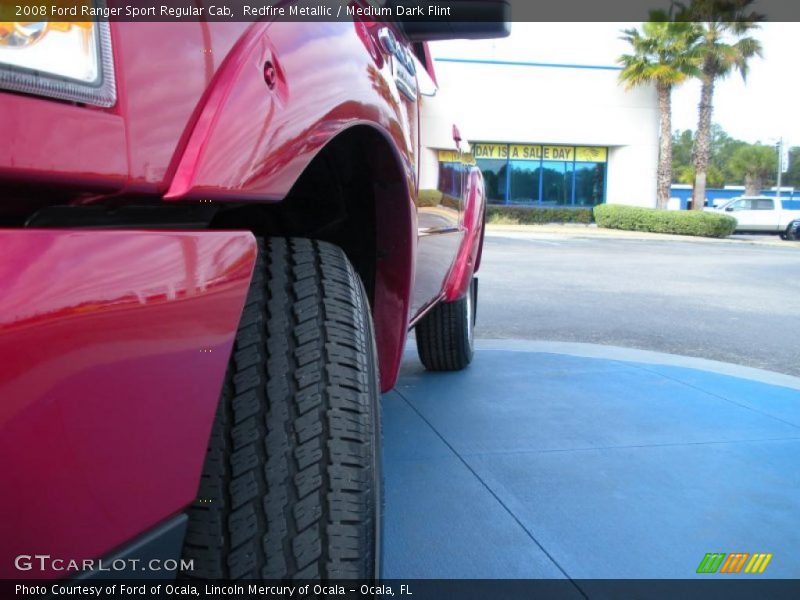 Redfire Metallic / Medium Dark Flint 2008 Ford Ranger Sport Regular Cab