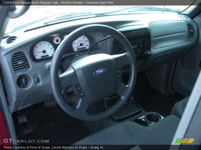 Medium Dark Flint Interior - 2008 Ranger Sport Regular Cab 