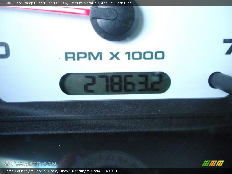 Redfire Metallic / Medium Dark Flint 2008 Ford Ranger Sport Regular Cab