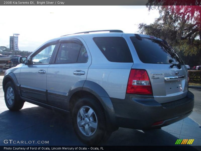 Bright Silver / Gray 2008 Kia Sorento EX