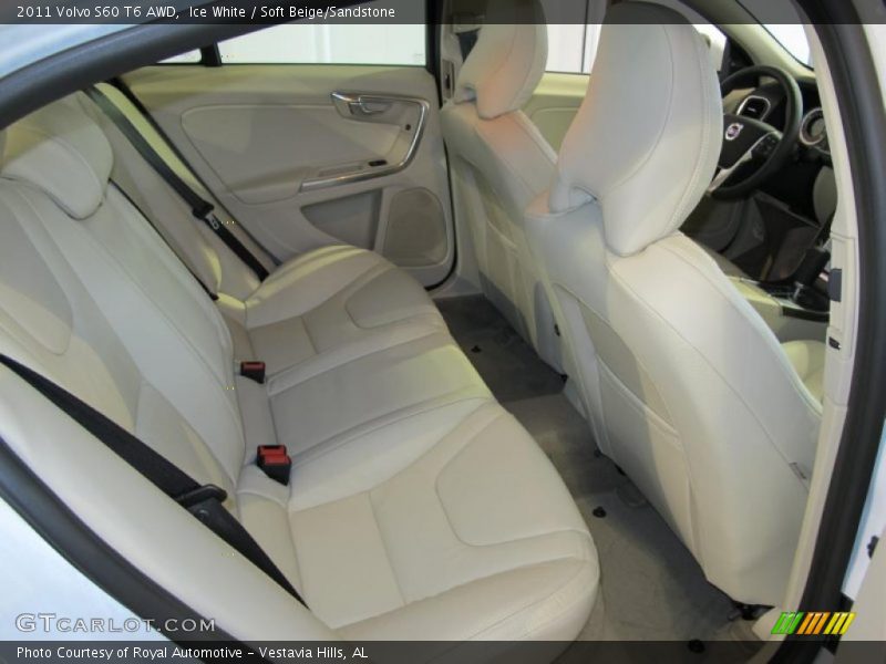 Ice White / Soft Beige/Sandstone 2011 Volvo S60 T6 AWD