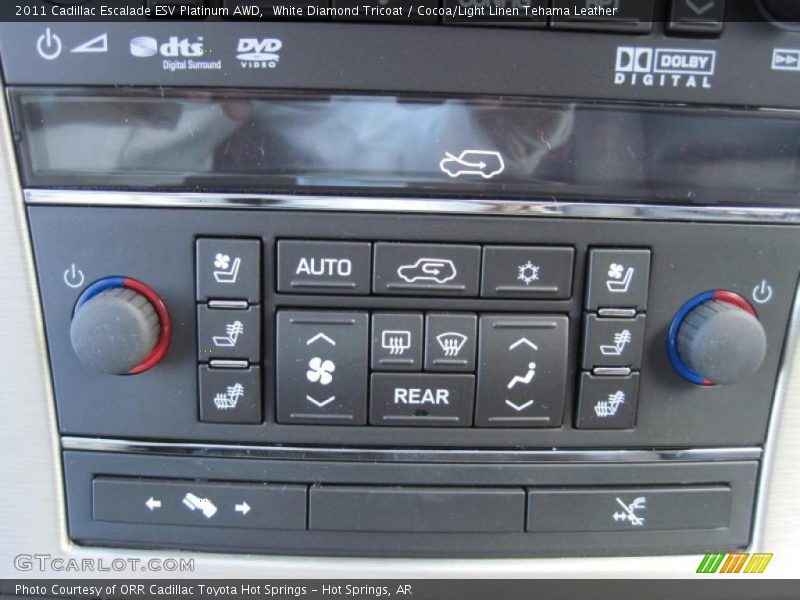 Controls of 2011 Escalade ESV Platinum AWD