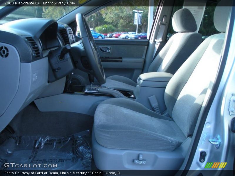  2008 Sorento EX Gray Interior