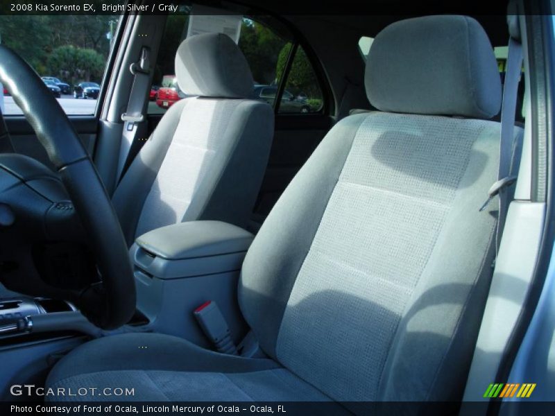  2008 Sorento EX Gray Interior