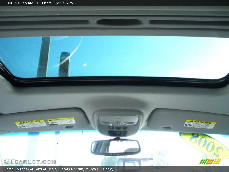 Bright Silver / Gray 2008 Kia Sorento EX