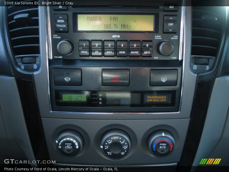 Controls of 2008 Sorento EX