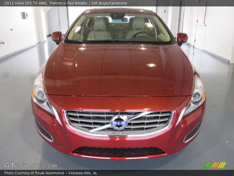 Flamenco Red Metallic / Soft Beige/Sandstone 2011 Volvo S60 T6 AWD