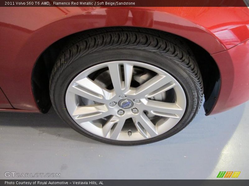 Flamenco Red Metallic / Soft Beige/Sandstone 2011 Volvo S60 T6 AWD