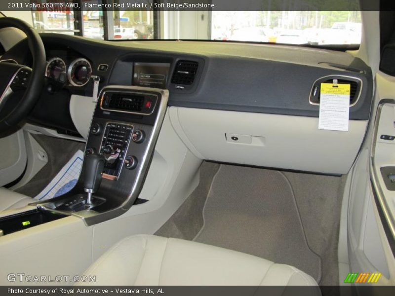 Flamenco Red Metallic / Soft Beige/Sandstone 2011 Volvo S60 T6 AWD