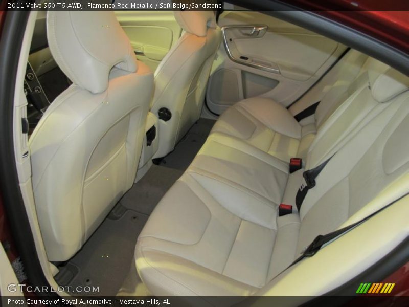 Flamenco Red Metallic / Soft Beige/Sandstone 2011 Volvo S60 T6 AWD