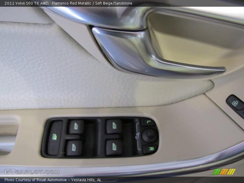 Flamenco Red Metallic / Soft Beige/Sandstone 2011 Volvo S60 T6 AWD