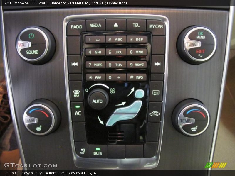 Flamenco Red Metallic / Soft Beige/Sandstone 2011 Volvo S60 T6 AWD
