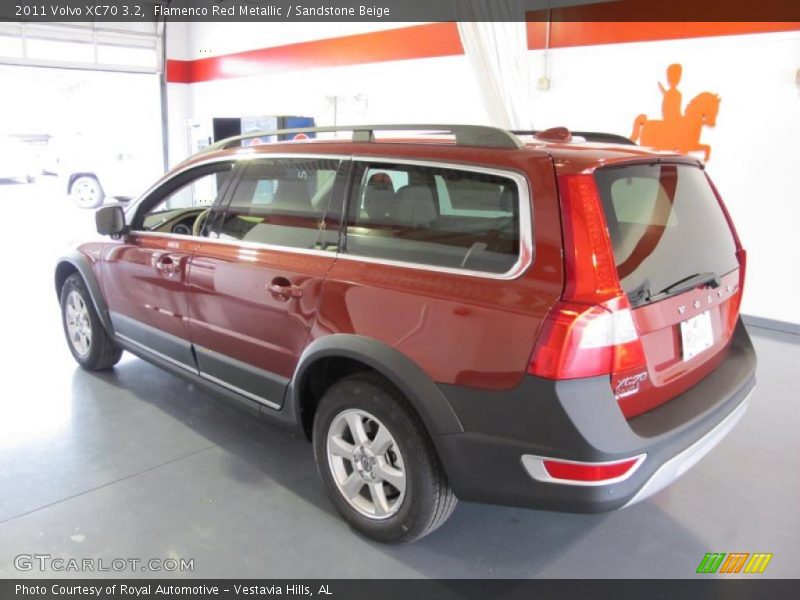 Flamenco Red Metallic / Sandstone Beige 2011 Volvo XC70 3.2