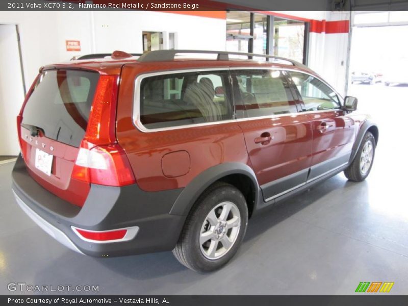 Flamenco Red Metallic / Sandstone Beige 2011 Volvo XC70 3.2