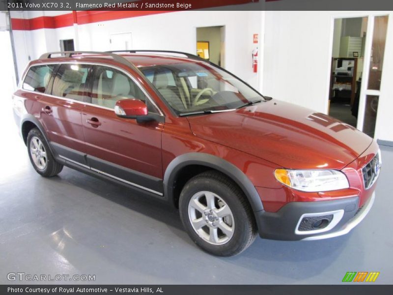 Flamenco Red Metallic / Sandstone Beige 2011 Volvo XC70 3.2