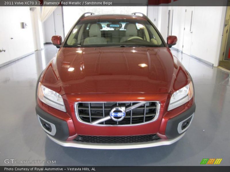 Flamenco Red Metallic / Sandstone Beige 2011 Volvo XC70 3.2