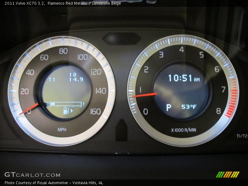  2011 XC70 3.2 3.2 Gauges