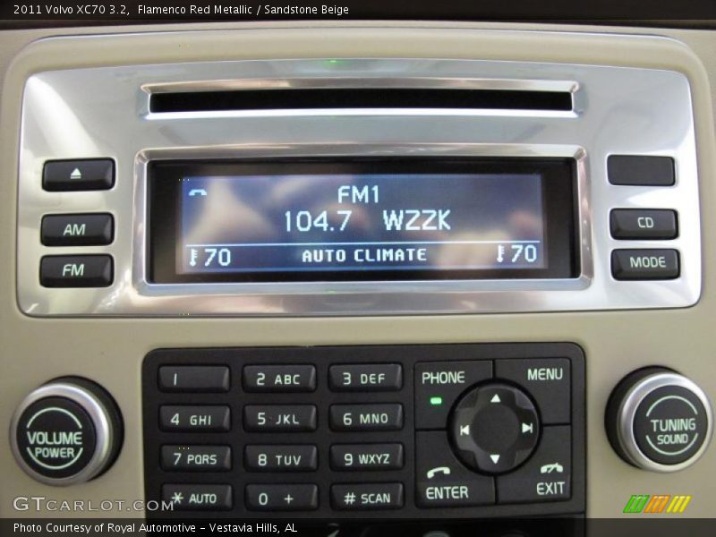 Controls of 2011 XC70 3.2