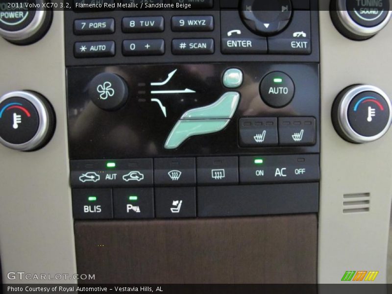 Controls of 2011 XC70 3.2