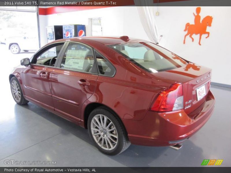 Flamenco Red Metallic / Dalaro Quartz T-Tec 2011 Volvo S40 T5