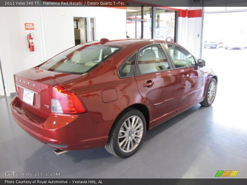 Flamenco Red Metallic / Dalaro Quartz T-Tec 2011 Volvo S40 T5