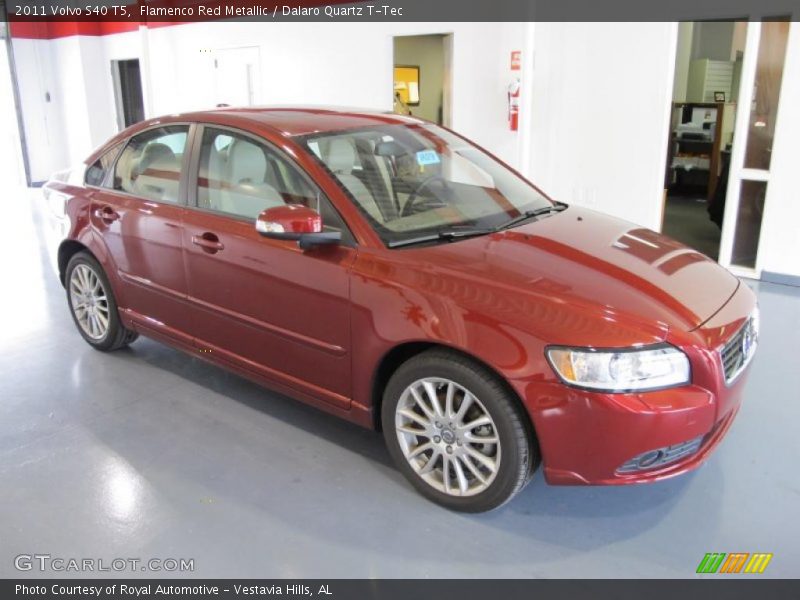 Flamenco Red Metallic / Dalaro Quartz T-Tec 2011 Volvo S40 T5