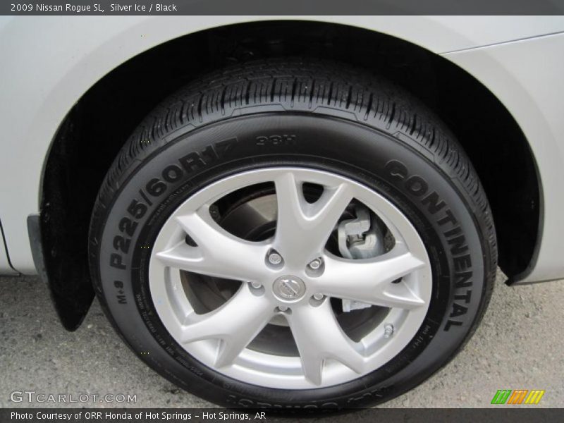 Silver Ice / Black 2009 Nissan Rogue SL