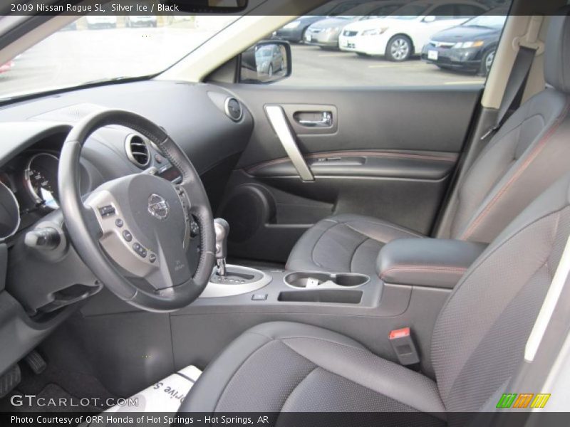 Silver Ice / Black 2009 Nissan Rogue SL