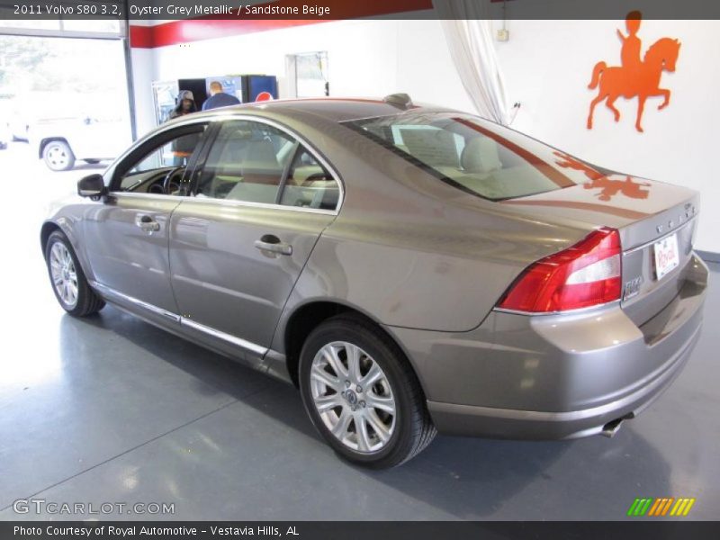 Oyster Grey Metallic / Sandstone Beige 2011 Volvo S80 3.2