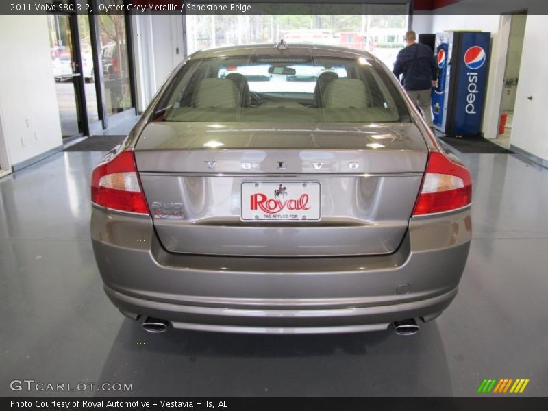 Oyster Grey Metallic / Sandstone Beige 2011 Volvo S80 3.2