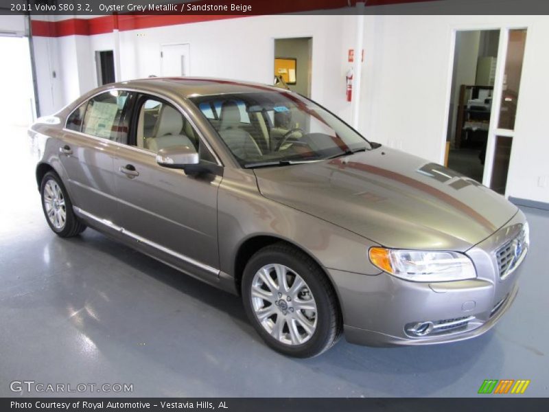 Oyster Grey Metallic / Sandstone Beige 2011 Volvo S80 3.2