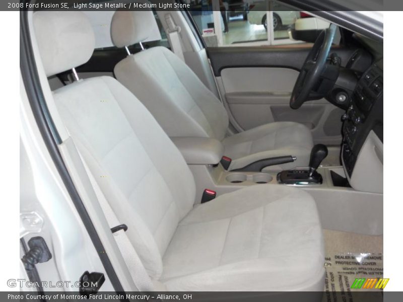 Light Sage Metallic / Medium Light Stone 2008 Ford Fusion SE