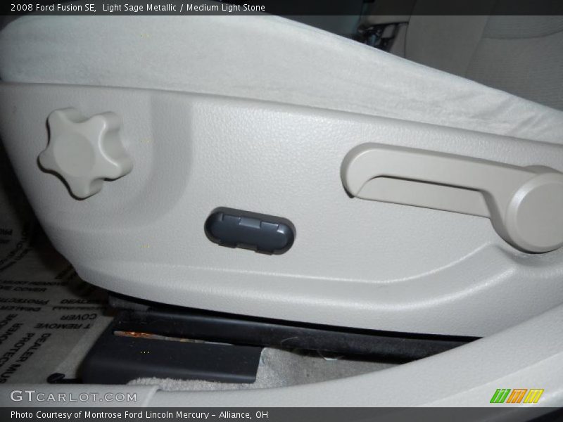Light Sage Metallic / Medium Light Stone 2008 Ford Fusion SE