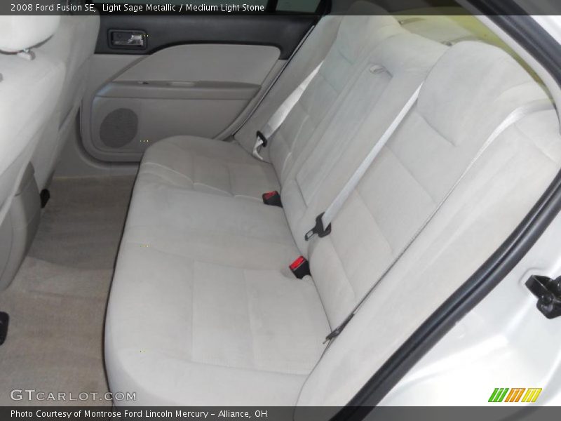 Light Sage Metallic / Medium Light Stone 2008 Ford Fusion SE