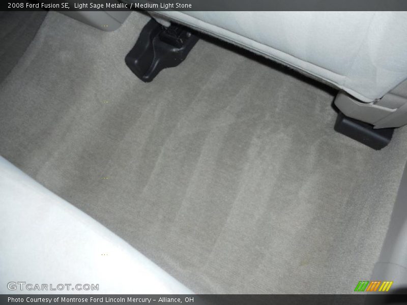 Light Sage Metallic / Medium Light Stone 2008 Ford Fusion SE