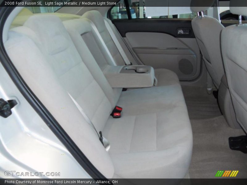 Light Sage Metallic / Medium Light Stone 2008 Ford Fusion SE
