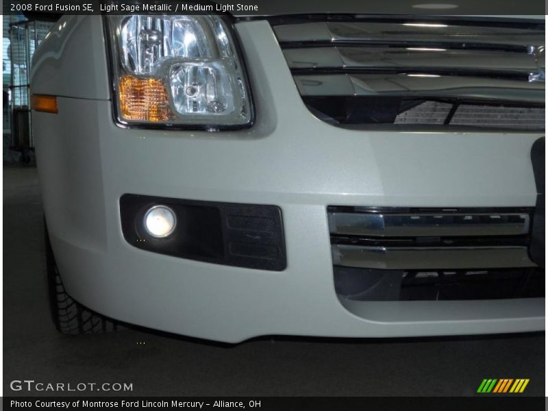 Light Sage Metallic / Medium Light Stone 2008 Ford Fusion SE