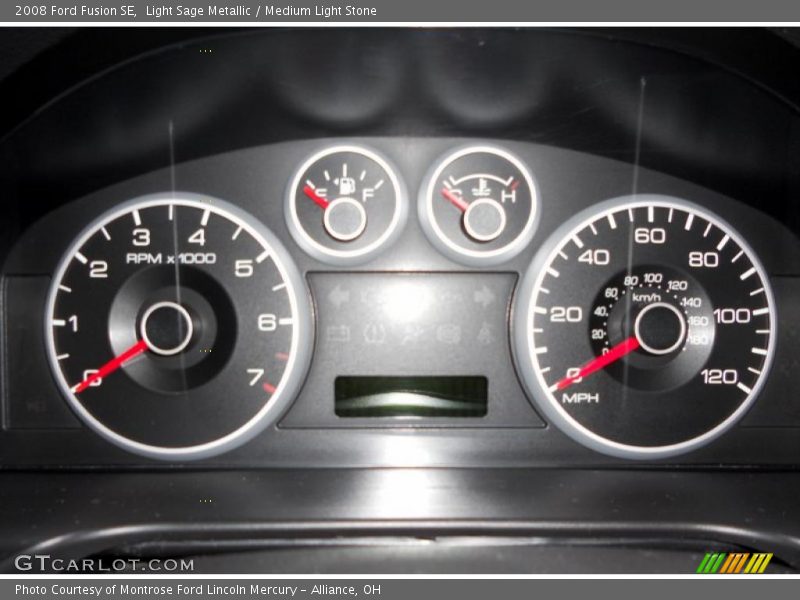 Light Sage Metallic / Medium Light Stone 2008 Ford Fusion SE