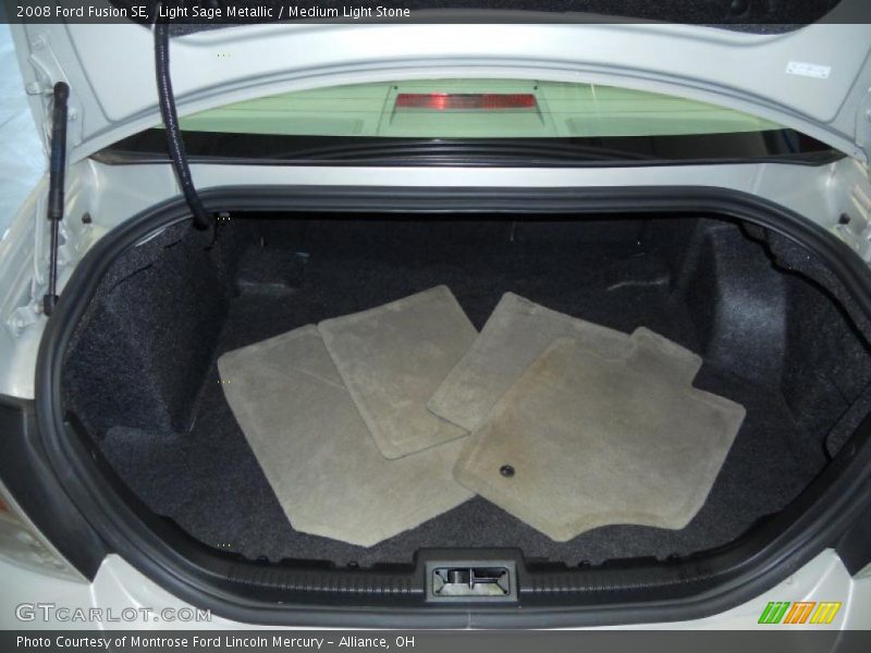 Light Sage Metallic / Medium Light Stone 2008 Ford Fusion SE