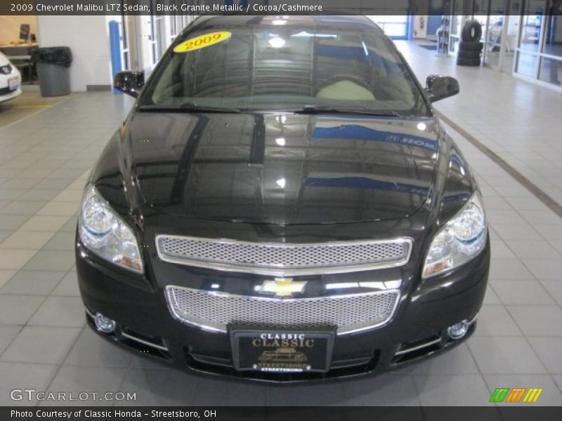 Black Granite Metallic / Cocoa/Cashmere 2009 Chevrolet Malibu LTZ Sedan