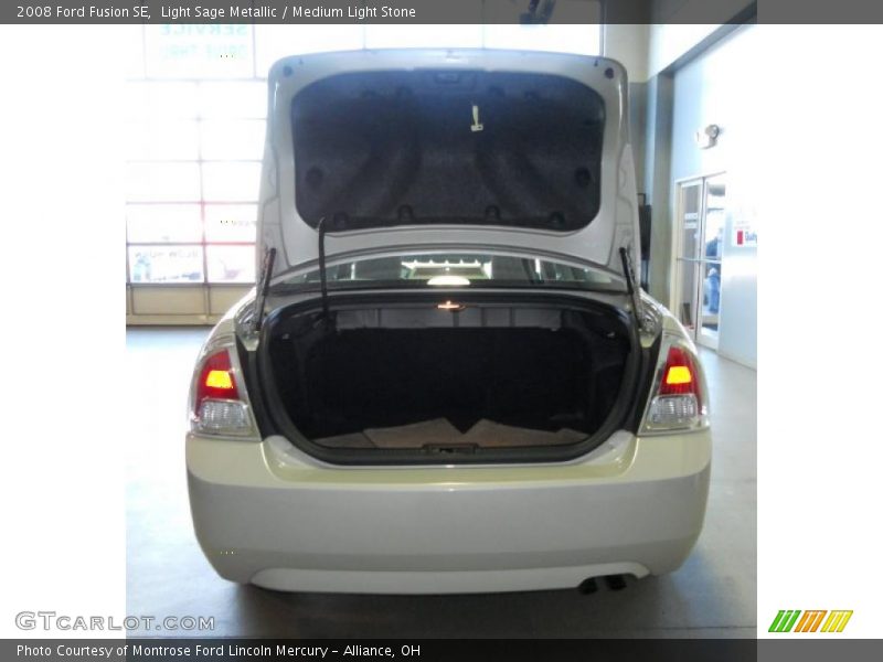 Light Sage Metallic / Medium Light Stone 2008 Ford Fusion SE