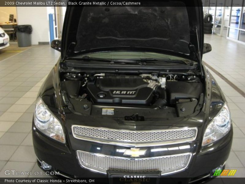 Black Granite Metallic / Cocoa/Cashmere 2009 Chevrolet Malibu LTZ Sedan