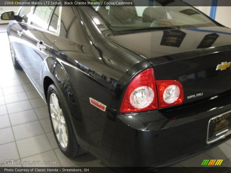 Black Granite Metallic / Cocoa/Cashmere 2009 Chevrolet Malibu LTZ Sedan
